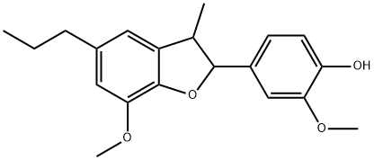 Diisoeugenol, dehydrodihydro- 结构式