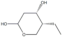 D-erythro-Pentopyranose, 2,4-dideoxy-4-ethyl- (9CI) 结构式