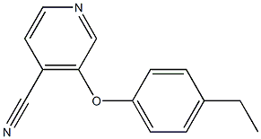 4-Pyridinecarbonitrile,3-(4-ethylphenoxy)-(9CI) 结构式