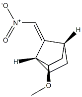 Bicyclo[2.2.1]heptane, 2-methoxy-7-(nitromethylene)-, (1R,2R,4R)-rel- (9CI) 结构式