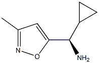 5-Isoxazolemethanamine,-alpha--cyclopropyl-3-methyl-,(-alpha-R)-(9CI) 结构式