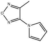 1,2,5-Oxadiazole,3-methyl-4-(1H-pyrrol-1-yl)-(9CI) 结构式