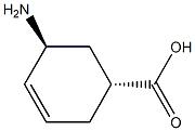 3-Cyclohexene-1-carboxylicacid,5-amino-,(1R,5S)-rel-(9CI) 结构式