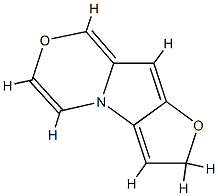 2H-Furo[2,3:4,5]pyrrolo[2,1-c][1,4]oxazine(9CI) 结构式