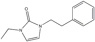 2H-Imidazol-2-one,1-ethyl-1,3-dihydro-3-(2-phenylethyl)-(9CI) 结构式