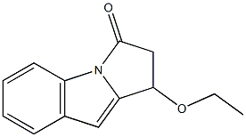 1H-Pyrrolo[1,2-a]indol-1-one,3-ethoxy-2,3-dihydro-(9CI) 结构式