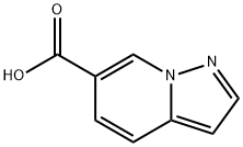 H-PYRAZOLO[1,5-A]PYRIDINE-4-CARBOXYLIC ACID 结构式