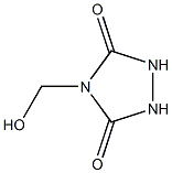 1,2,4-Triazolidine-3,5-dione,4-(hydroxymethyl)-(9CI) 结构式
