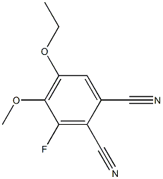 1,2-Benzenedicarbonitrile,5-ethoxy-3-fluoro-4-methoxy-(9CI) 结构式