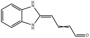 delta2,gamma-Benzimidazolinecrotonaldehyde (8CI) 结构式