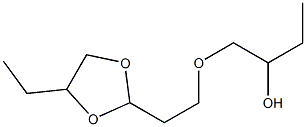 2-Butanol,1-[2-(4-ethyl-1,3-dioxolan-2-yl)ethoxy]-(9CI) 结构式