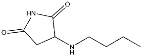 2,5-Pyrrolidinedione,3-(butylamino)-(9CI) 结构式