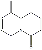4H-Quinolizin-4-one,1,2,3,6,9,9a-hexahydro-9-methylene-(9CI) 结构式