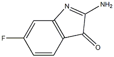 3H-Indol-3-one,2-amino-6-fluoro-(9CI) 结构式