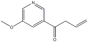 3-Buten-1-one,1-(5-methoxy-3-pyridinyl)-(9CI) 结构式