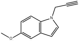 1H-Indole,5-methoxy-1-(2-propynyl)-(9CI) 结构式