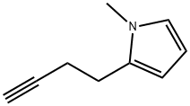 1H-Pyrrole,2-(3-butynyl)-1-methyl-(9CI) 结构式