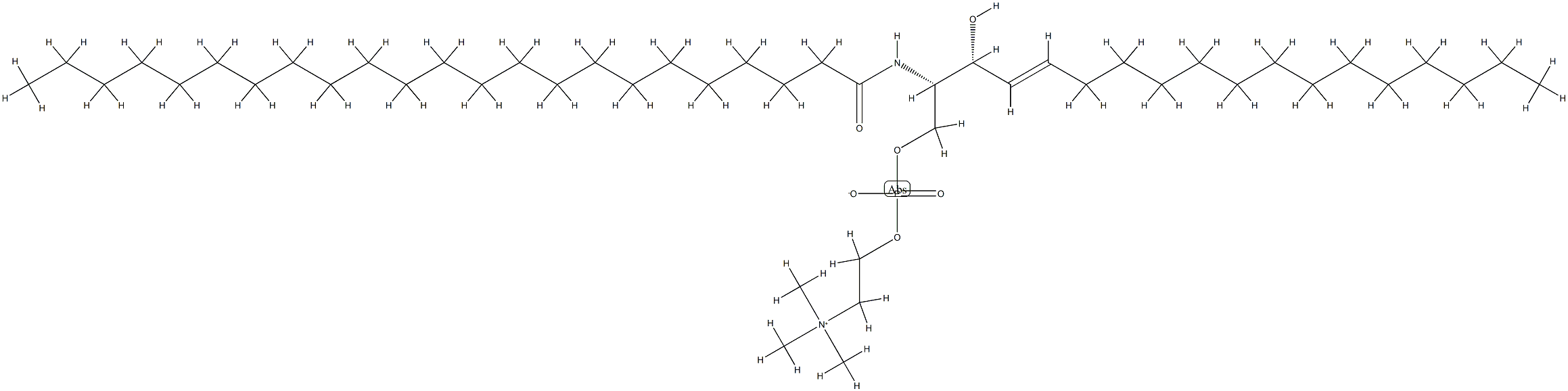 SPHINGOMYELIN (MILK, BOVINE);MILK SM 结构式