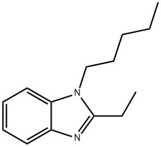 1H-Benzimidazole,2-ethyl-1-pentyl-(9CI) 结构式