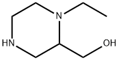 2-Piperazinemethanol,1-ethyl-(9CI) 结构式