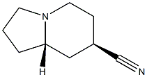 7-Indolizinecarbonitrile,octahydro-,(7R,8aS)-rel-(9CI) 结构式