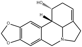 孤挺花宁碱 结构式