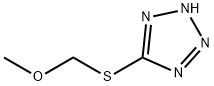 1H-Tetrazole,5-[(methoxymethyl)thio]-(9CI) 结构式