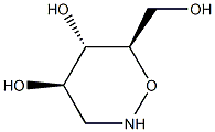 2H-1,2-Oxazine-4,5-diol, tetrahydro-6-(hydroxymethyl)-, (4R,5S,6R)- (9CI) 结构式