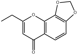 6H-1,3-Dioxolo[4,5-h][1]benzopyran-6-one,8-ethyl-(9CI) 结构式