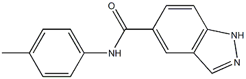 1H-Indazole-5-carboxamide,N-(4-methylphenyl)-(9CI) 结构式