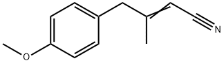 2-Butenenitrile,4-(4-methoxyphenyl)-3-methyl-(9CI) 结构式