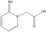 2-(2-氨基吡啶-1-鎓-1-基)乙酸乙酯 结构式