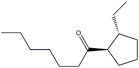 1-Heptanone,1-[(1R,2R)-2-ethylcyclopentyl]-,rel-(-)-(9CI) 结构式