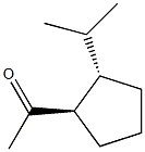 Ethanone, 1-[(1R,2S)-2-(1-methylethyl)cyclopentyl]-, rel-(-)- (9CI) 结构式