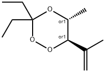1,2,4-Trioxane,3,3-diethyl-5-methyl-6-(1-methylethenyl)-,(5R,6R)-rel-(9CI) 结构式