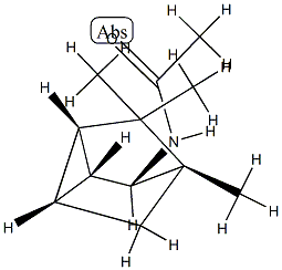 Acetamide, N-[(1R,2R,3S,4S,6S)-4,5,5-trimethyltricyclo[2.2.1.02,6]hept-3-yl]-, rel- (9CI) 结构式