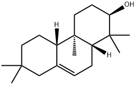 13,13-Dimethylpodocarp-7-en-3α-ol 结构式