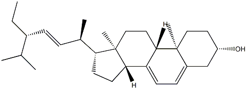 7-dehydrostigmasterol 结构式