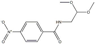 N-(2,2-Dimethoxyethyl)-4-nitrobenzamide 结构式