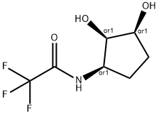 Acetamide, N-[(1R,2R,3S)-2,3-dihydroxycyclopentyl]-2,2,2-trifluoro-, rel- (9CI) 结构式