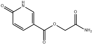 3-Pyridinecarboxylicacid,1,6-dihydro-6-oxo-,2-amino-2-oxoethylester(9CI) 结构式