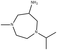 1H-1,4-Diazepin-6-amine,hexahydro-1-methyl-4-(1-methylethyl)-(9CI) 结构式