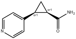 Cyclopropanecarboxamide, 2-(4-pyridinyl)-, (1R,2S)-rel- (9CI) 结构式