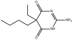 4,6(1H,5H)-Pyrimidinedione,2-amino-5-butyl-5-ethyl-(9CI) 结构式