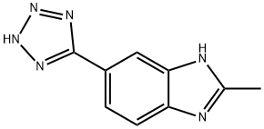 1H-Benzimidazole,2-methyl-5-(1H-tetrazol-5-yl)-(9CI) 结构式