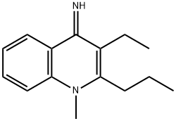 4(1H)-Quinolinimine,3-ethyl-1-methyl-2-propyl-(9CI) 结构式