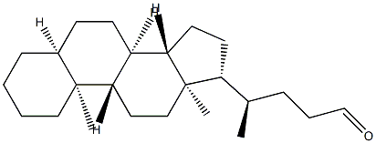 5β-Cholan-24-al 结构式