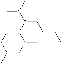 N,N,N',N'-Tetramethyl-1,2-dibutyl-1,2-diborane(4)diamine 结构式