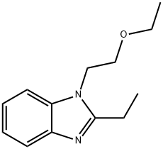 1H-Benzimidazole,1-(2-ethoxyethyl)-2-ethyl-(9CI) 结构式