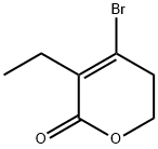 2H-Pyran-2-one,4-bromo-3-ethyl-5,6-dihydro-(9CI) 结构式